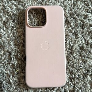 Pink Apple iPhone 16 pro max case